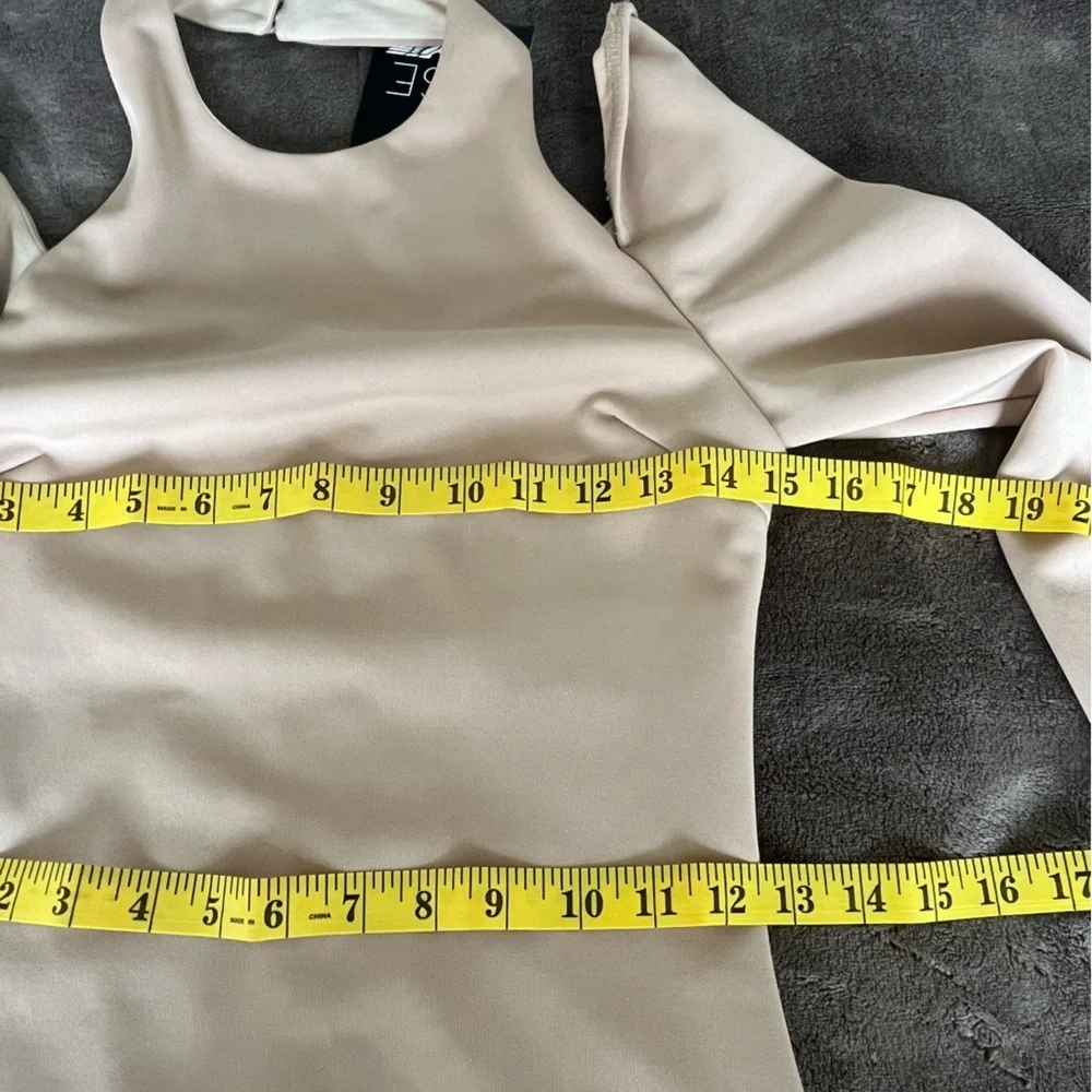 Tiger Mist Rise LONG SLEEVE CUT OUT SHOULDER BODYCON DRESS size S - Picture 9 of 11